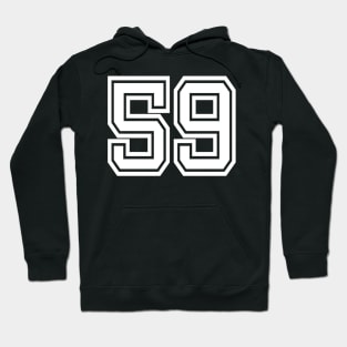 Number 59 for a sports team, group, or community T-Shirt Hoodie